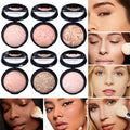 7 Couleur en poudre molle tonifiant lisse silky peau et longue durée de maquillage