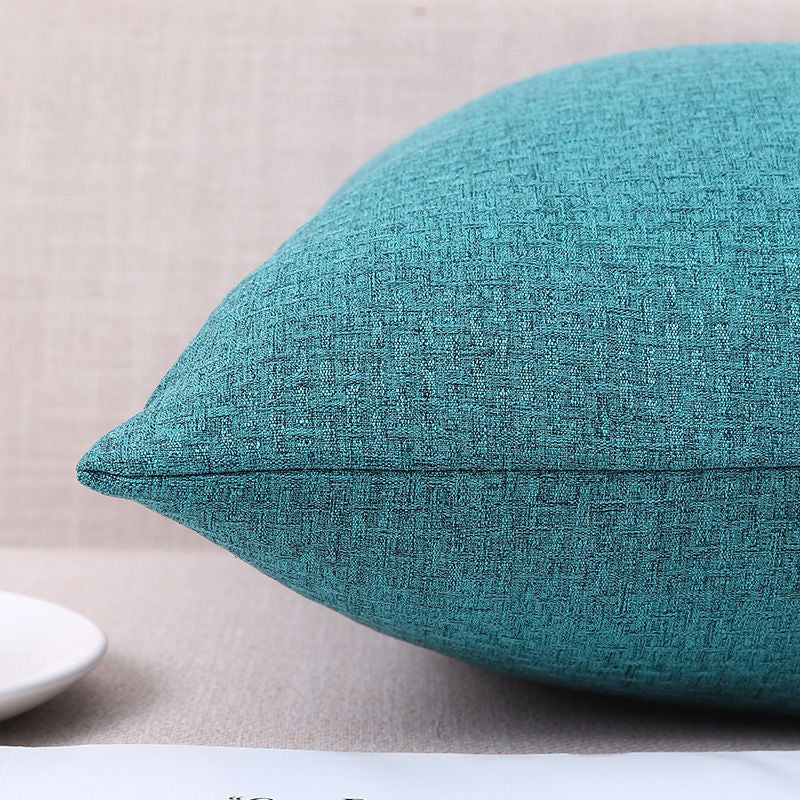 Coussin en coton et lin