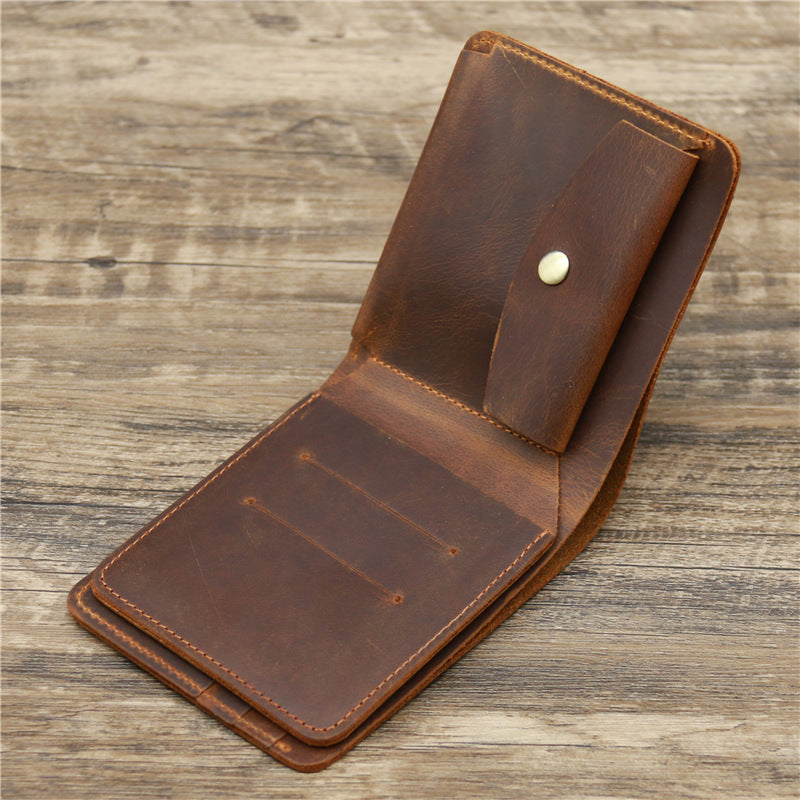 Porte-cartes pour hommes Portefeuille en cuir véritable