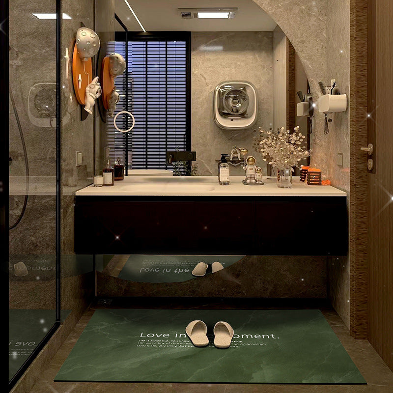 Tapis de sol antidérapant absorbant pour la salle de bain ou l'entrée de douche