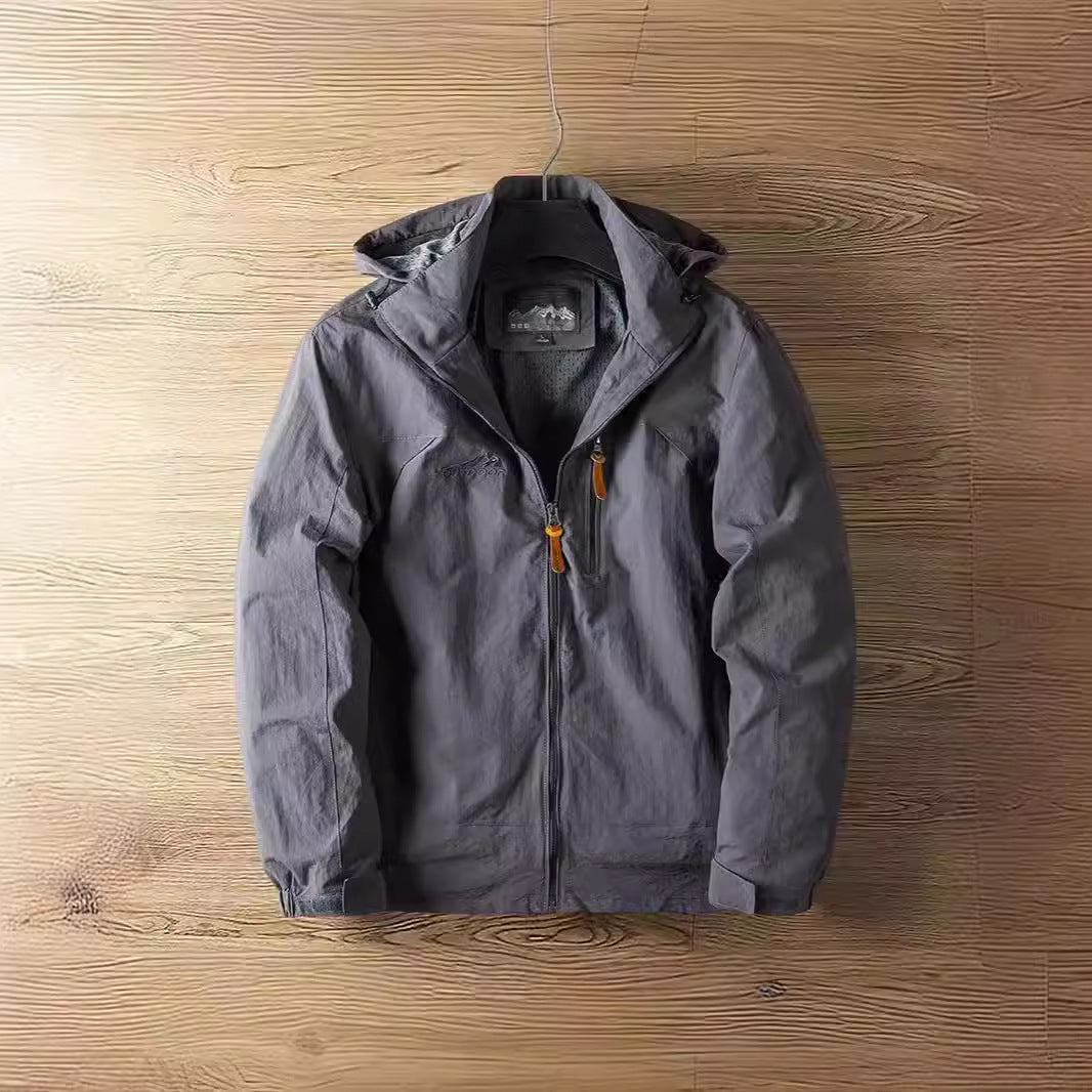 Veste de sport d'extérieur coupe-vent pour hommes