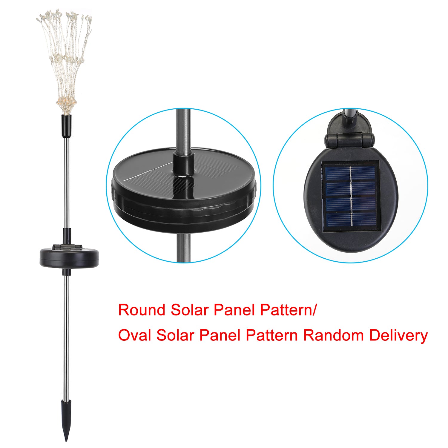 2Pcs Solar Powered Starburst Lights 240 LEDs Firework Lampe Jardin Chemin Lumières Decor pour Sp