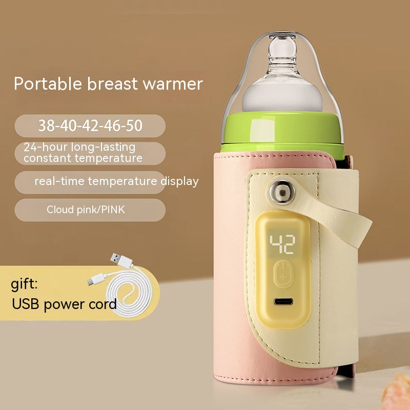 Température constante Chauffage pour bébé Isolant Bouteille de lait Night Out Portable Heat-holding B