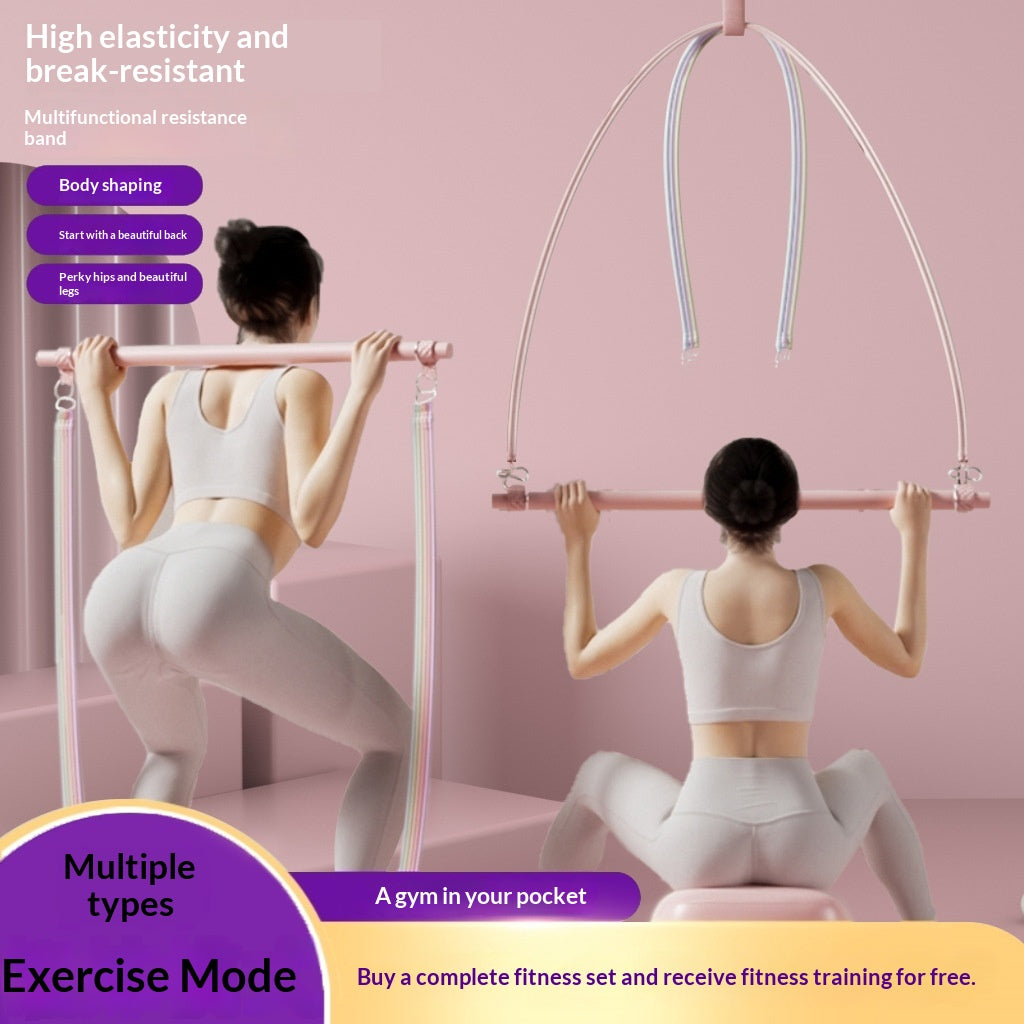 Pilates Bar Retour Ouverture Squats Peach Buttock Fitness Yoga Stick