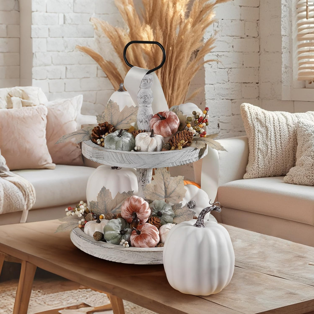 Ensemble de décoration de citrouille d'automne 25 unités