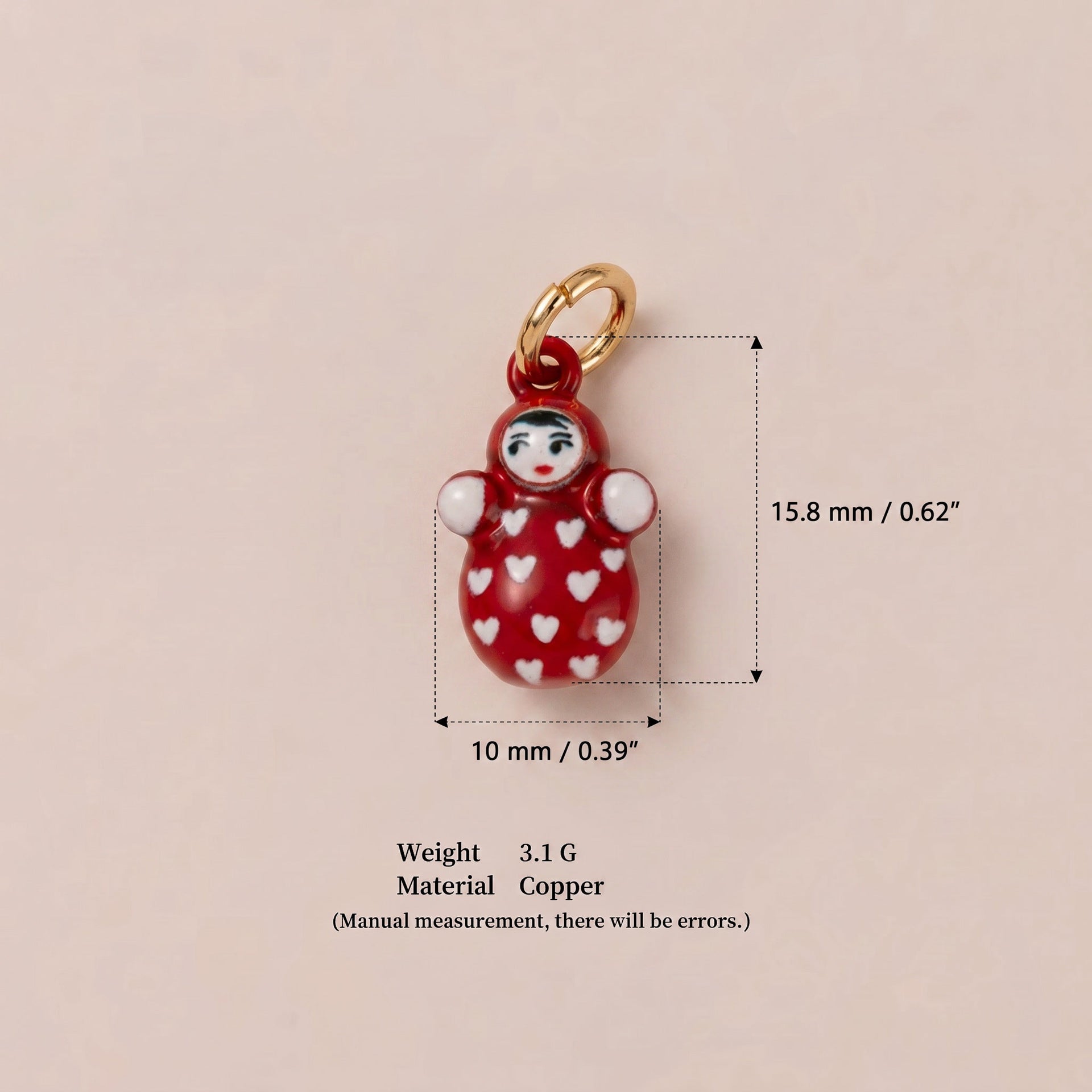 European and American-style Little Doll Pendentif mignon et polyvalent