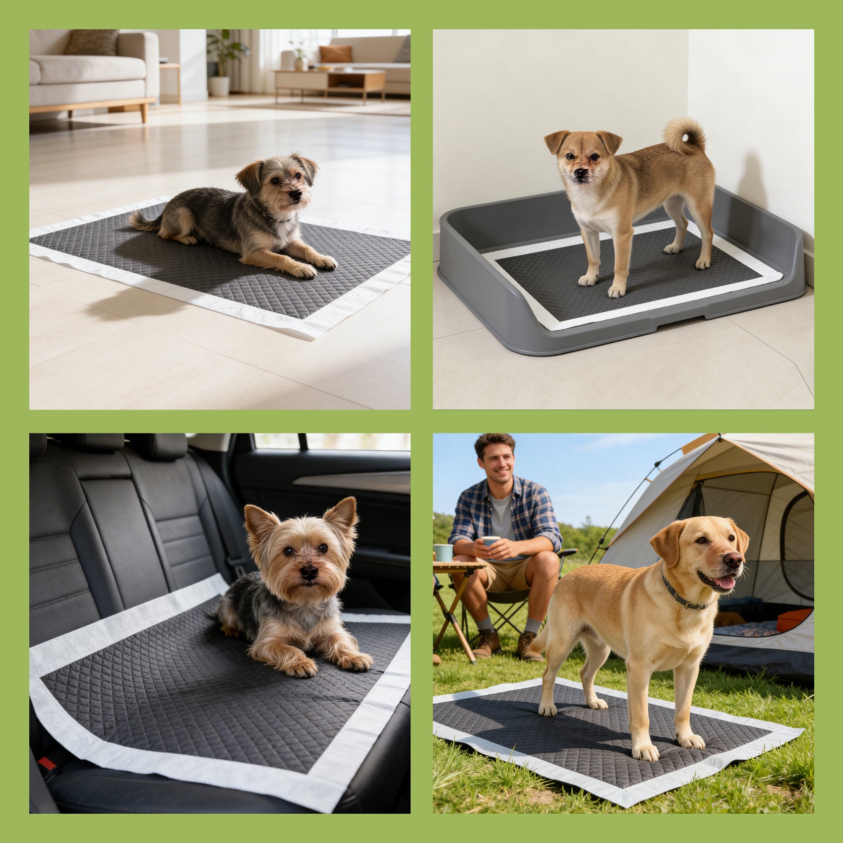 Plaquettes de chien de charbon activées