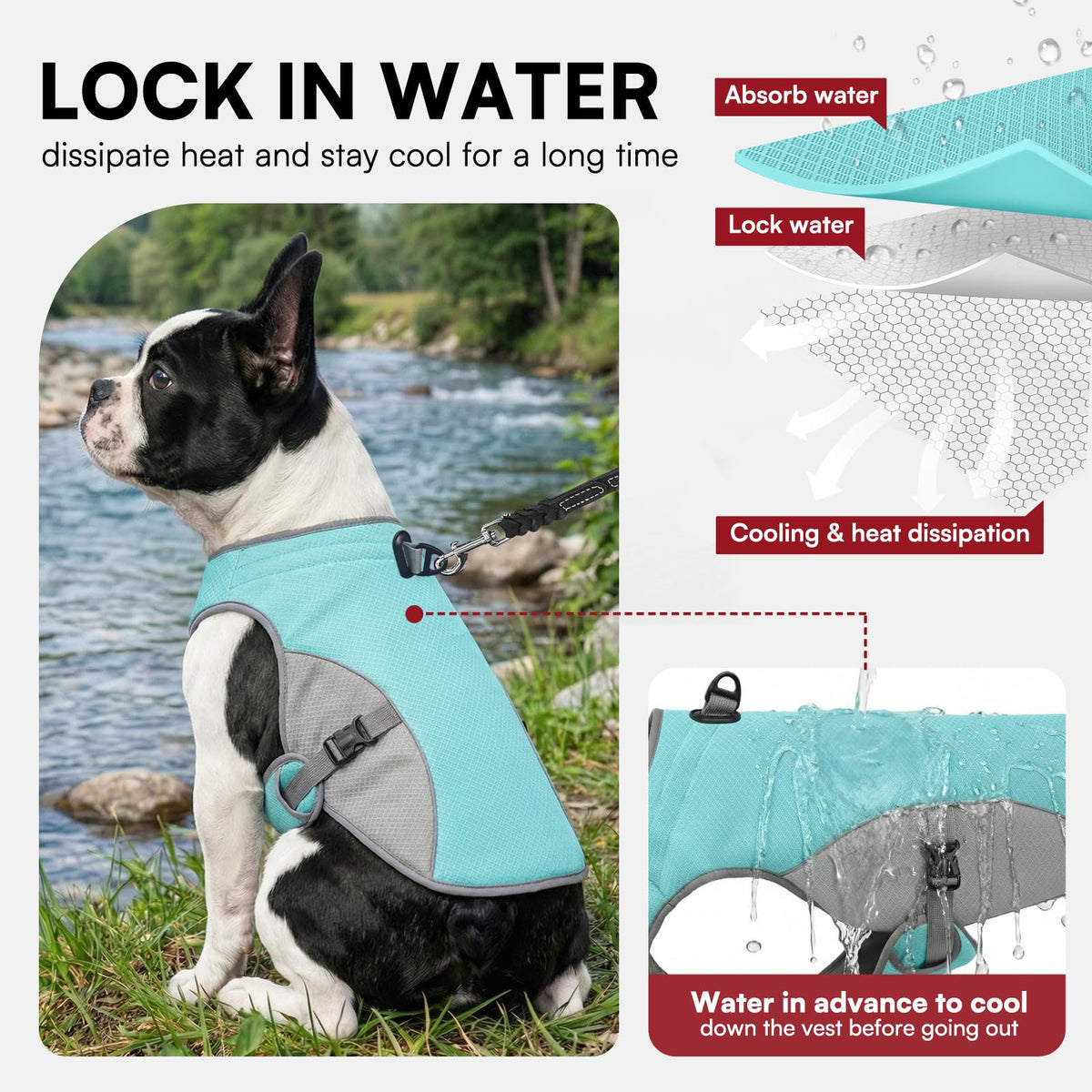 Cooling Vest for Dogs for Large Dogs