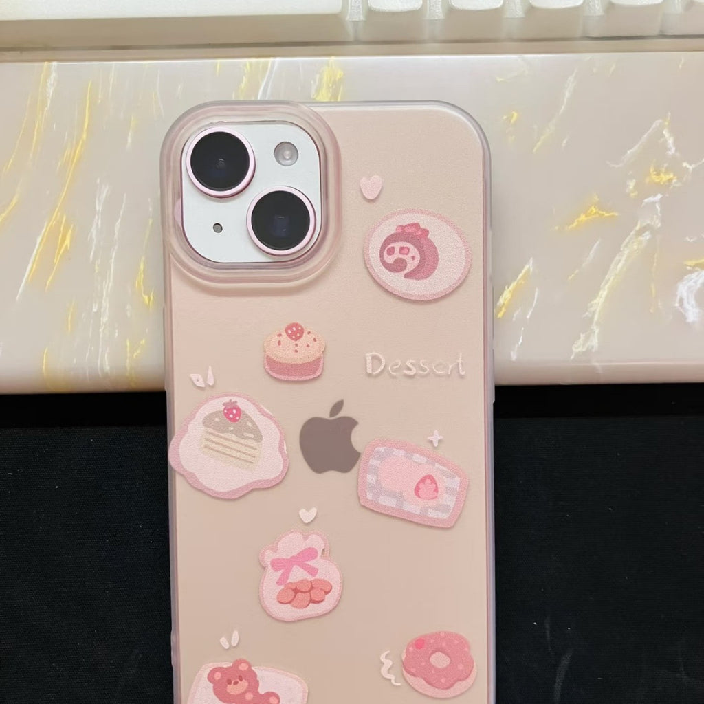 Clapet de téléphone de démonstration Creative Drop avec un petit cake d'ours