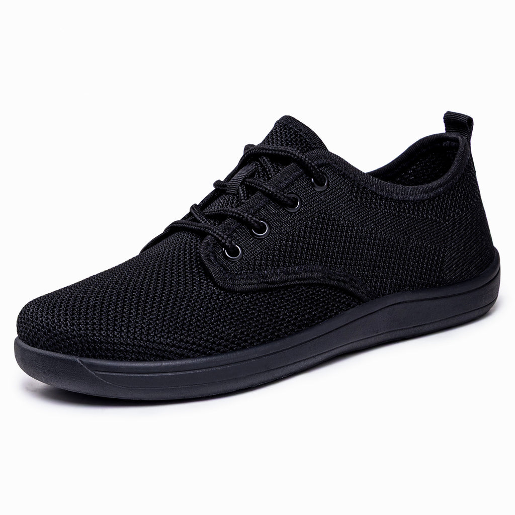 Chaussures Casual Solid Color Flyknit Breathable Large Toe Box