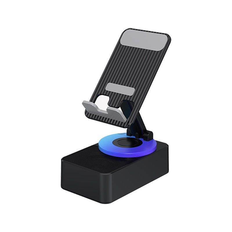 Bracket de téléphone mobile 3-en-un Bluetooth Banque de puissance audio multifonctionnel pliable