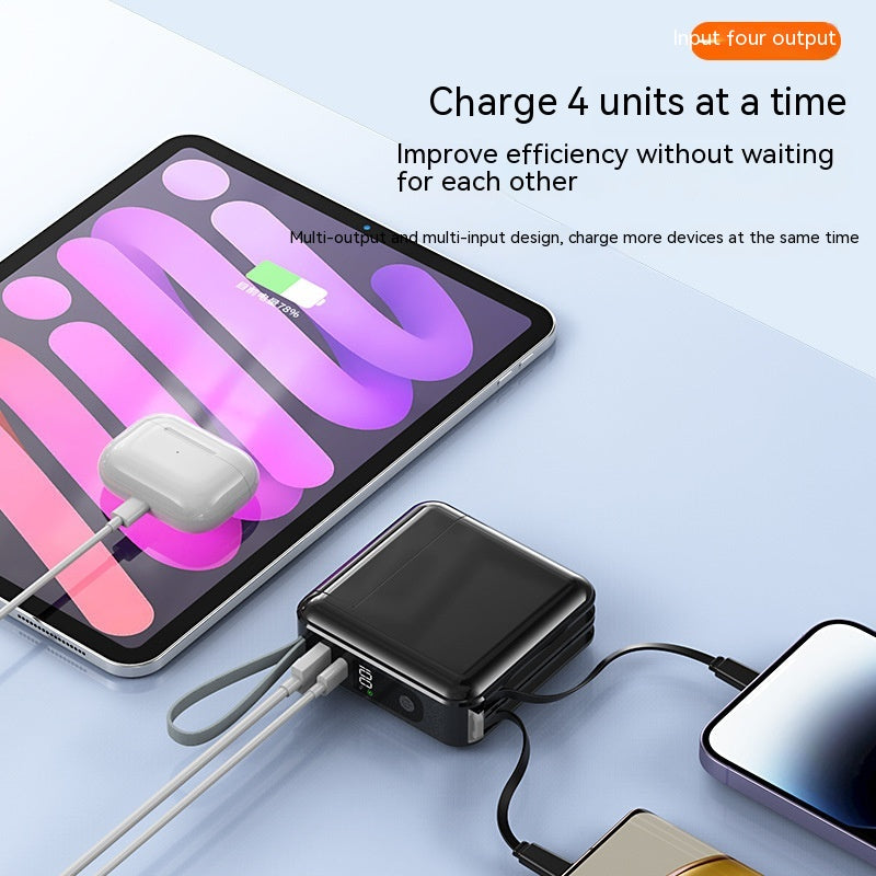 Charge très rapide avec câble AC Plug 20000 MA personnalisation de la banque de puissance de grande capacité