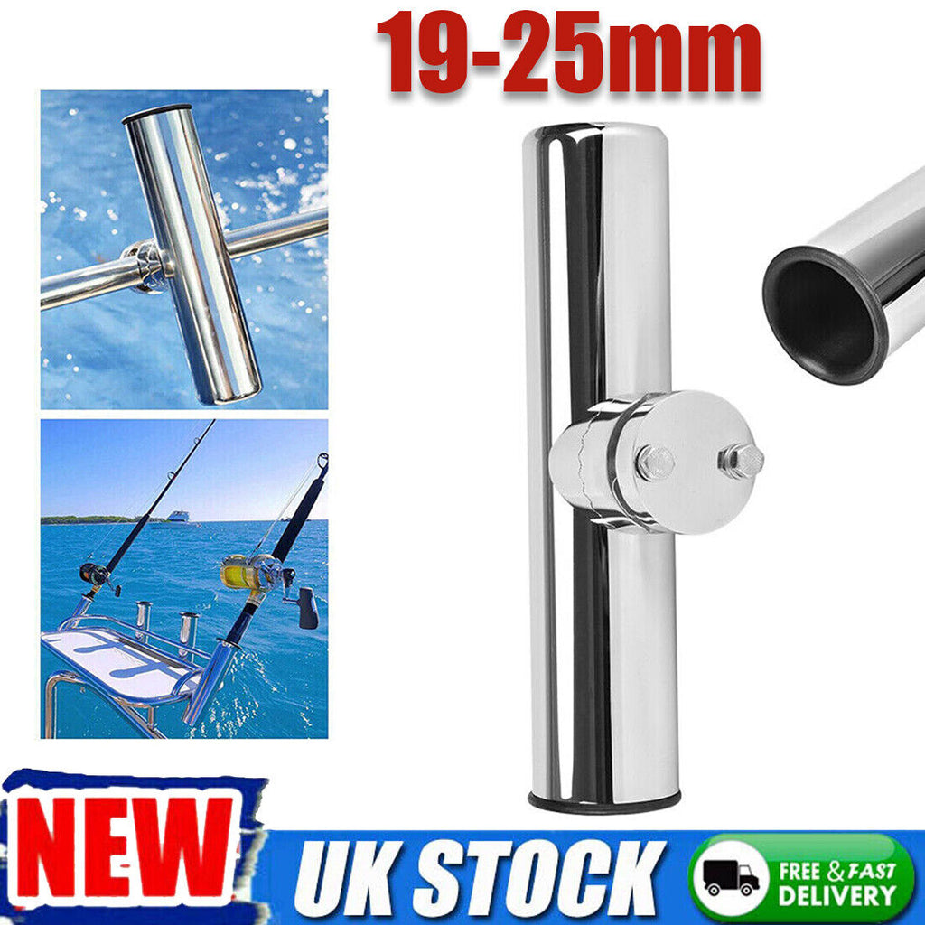 19-25mm Porte-rodes de pêche en acier inoxydable Rail Mount Rail pour bateau maritime UK