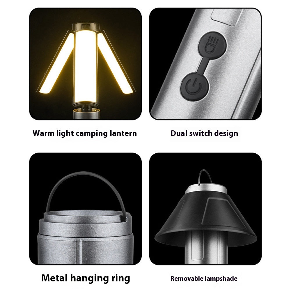 Extérieur Multifonctionnel Téléscopique pliant Camping Lantern