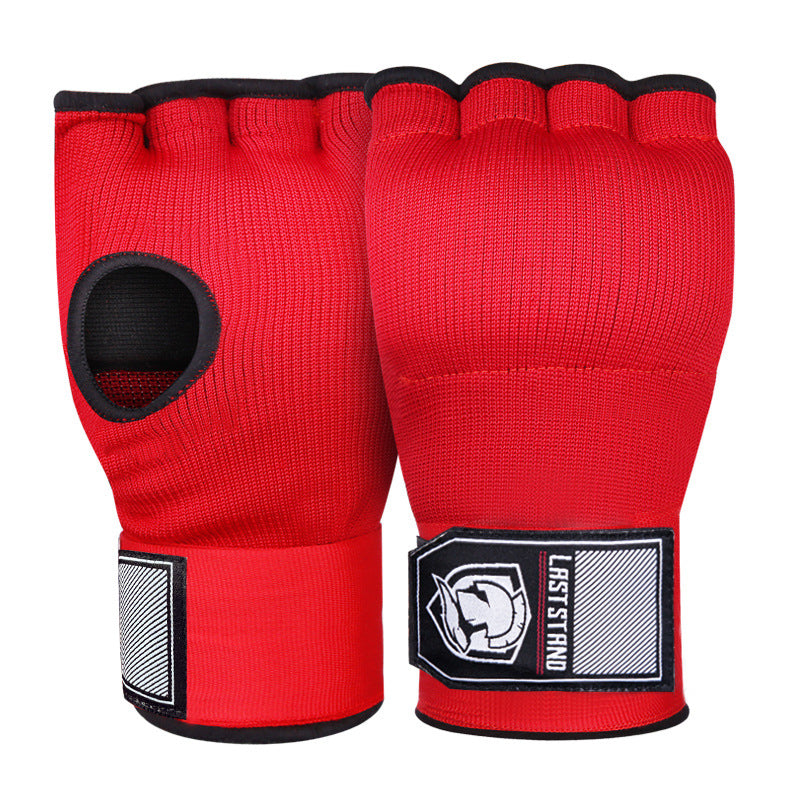 Gel Gants de demi-doigts de boxe Gants de boxe rapide paresseux Bandage de vêtements de garde à main