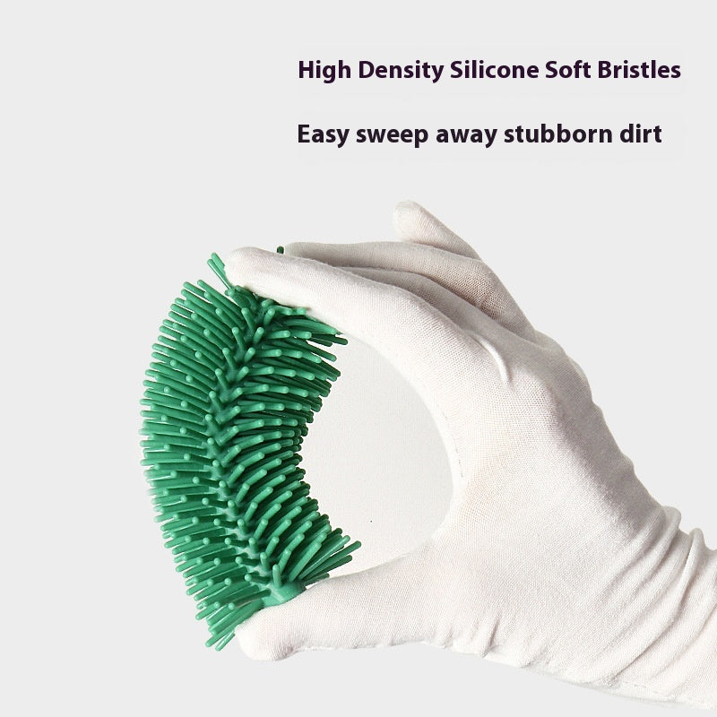 Brosse de robinet de nettoyage en silicone multifonctionnel