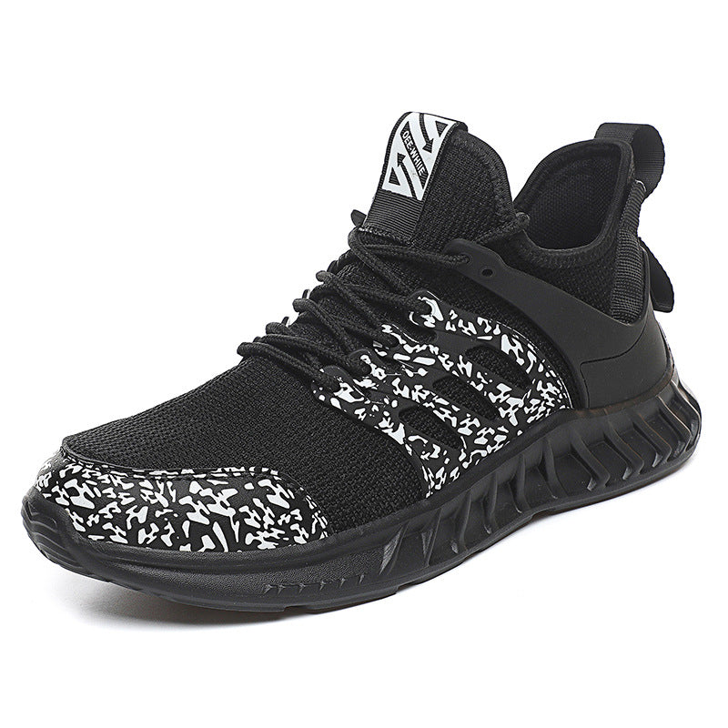 Flying Woven Mesh Sneakers Outdoor Lightweight Respirant Chaussures de course Casual
