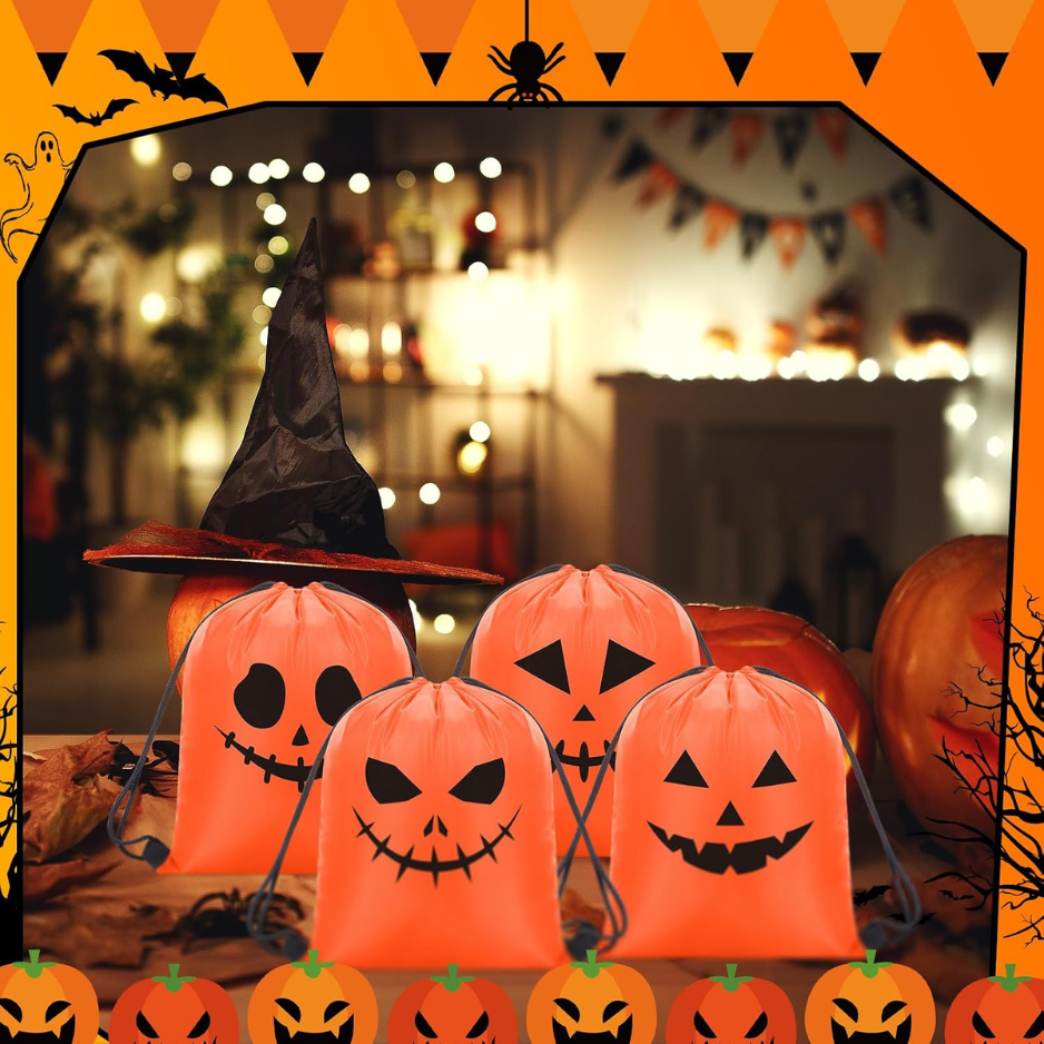 32 Pcs Halloween citrouille Sacs à cordons Favorable de la fête