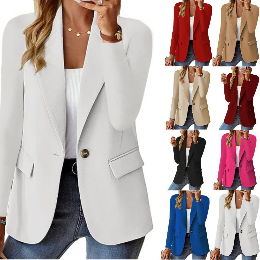 Veste de blazer de cardigan à manches longues d'automne pour femmes