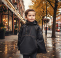 Enfants Léger Poncho Coat Black Cape Jacket Windproof Printemps Âge 3-5Y