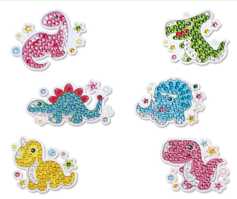 Cartoon Diamond Peinture Réfrigérateur Magnet Diamond Sticker Toy
