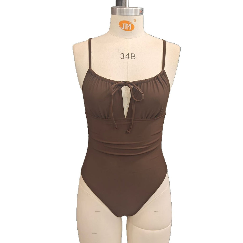 Femmes Fashionable One-piece Slimming Solid-color Maillot de bain