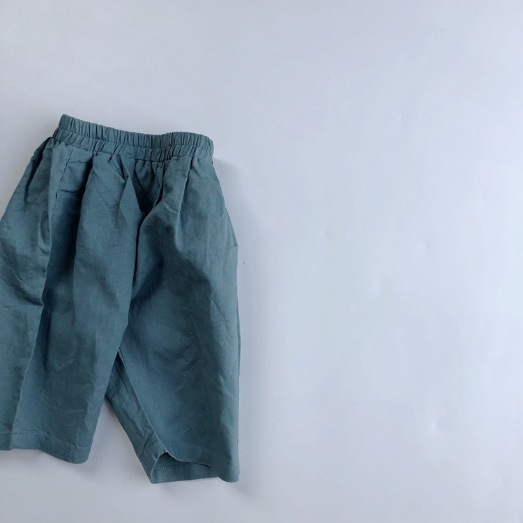 Pantalons en lin caduque pour enfants