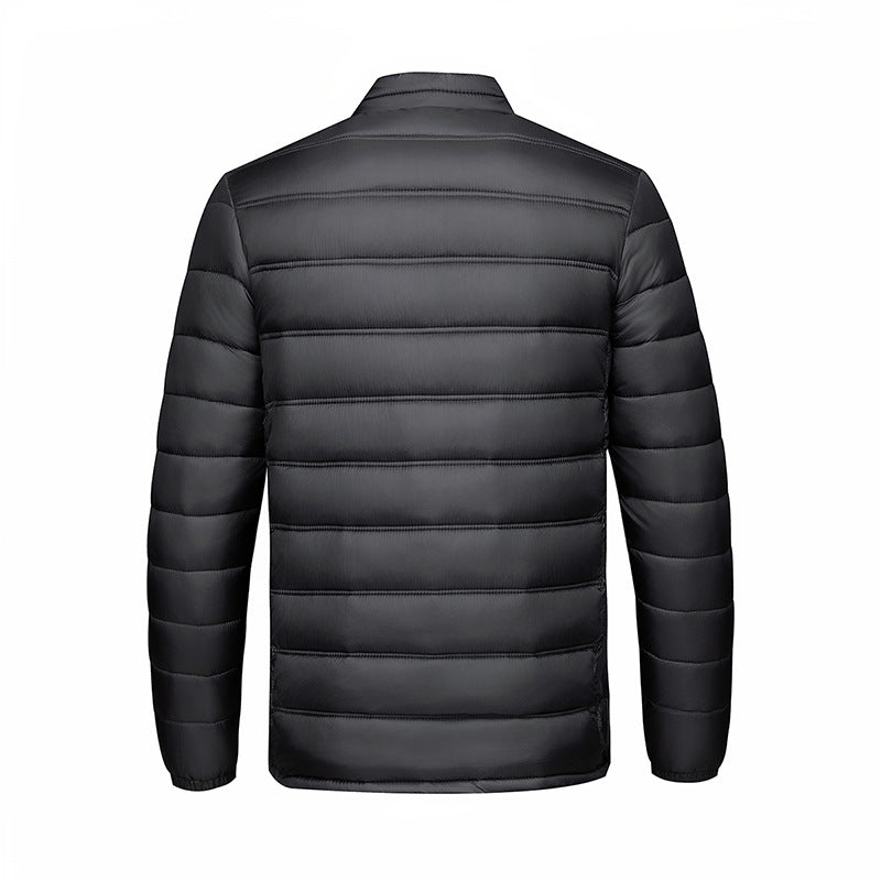 Hommes Chaud StandUp Collier Zippered CotonVeste rembourrée