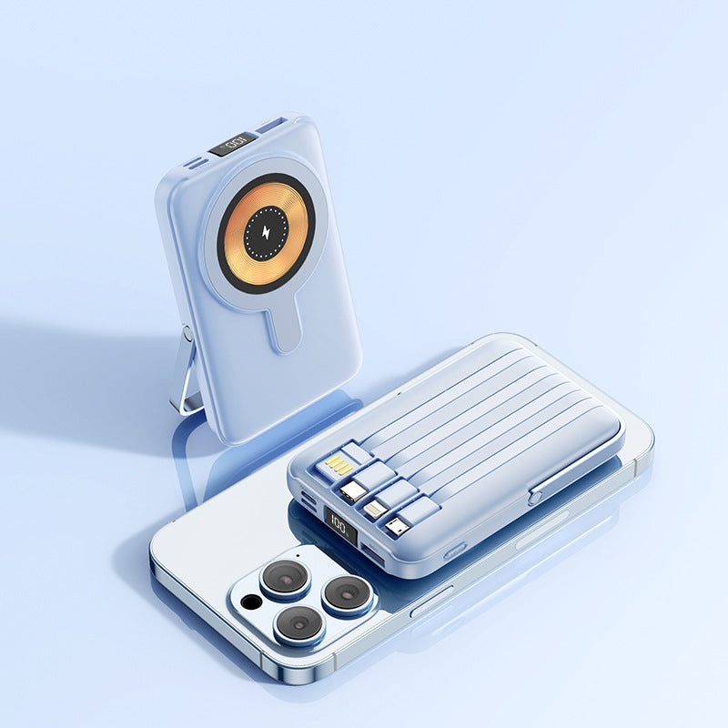 Large Capacity Spring Magnetic Self-Contained Power Bank
