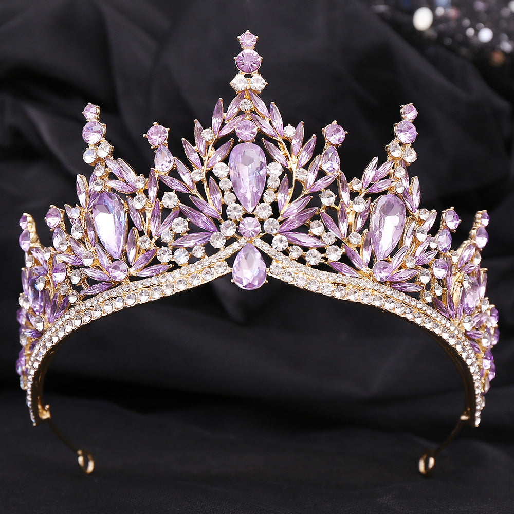 Coiffure de la Couronne en cristal nuptial Femme