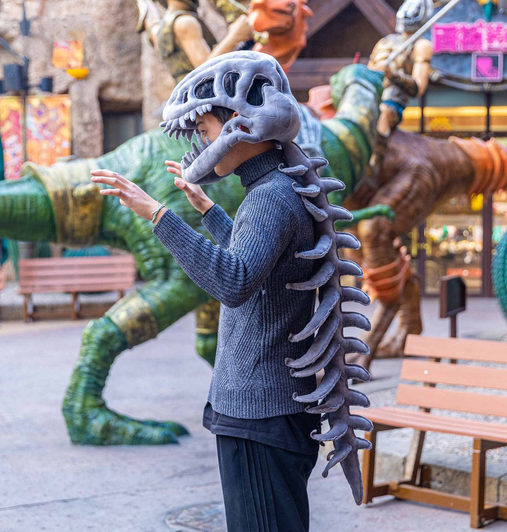 Chinese Dinosaur Garden Dinosaur Skeleton Robe costume Props