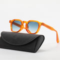 Lunettes de soleil vintage carré épaisses pour hommes femmes