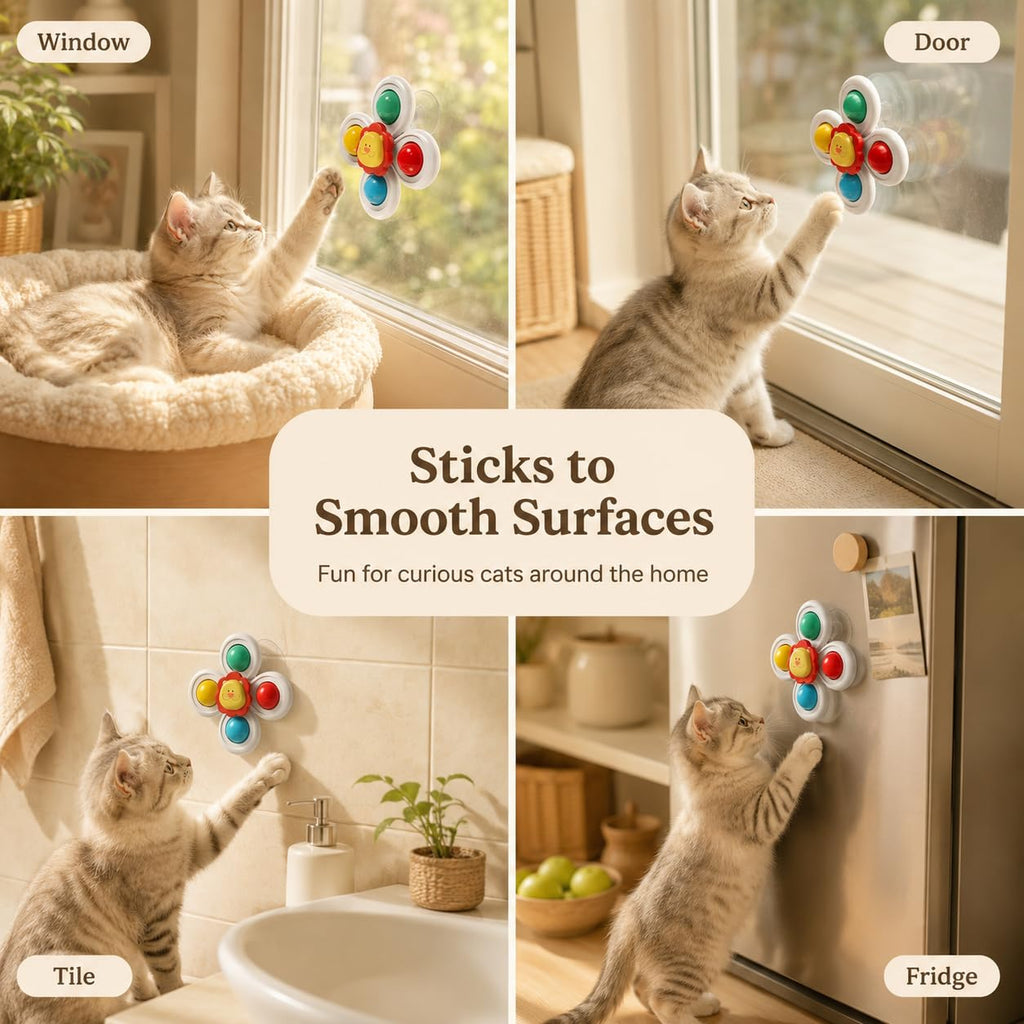 Jouet de chat en coupe d'aspiration 3PCS
