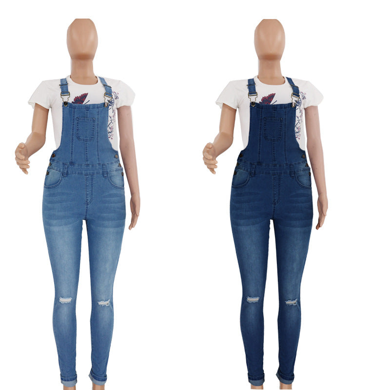 Ensembles de denim lavés pour femmes