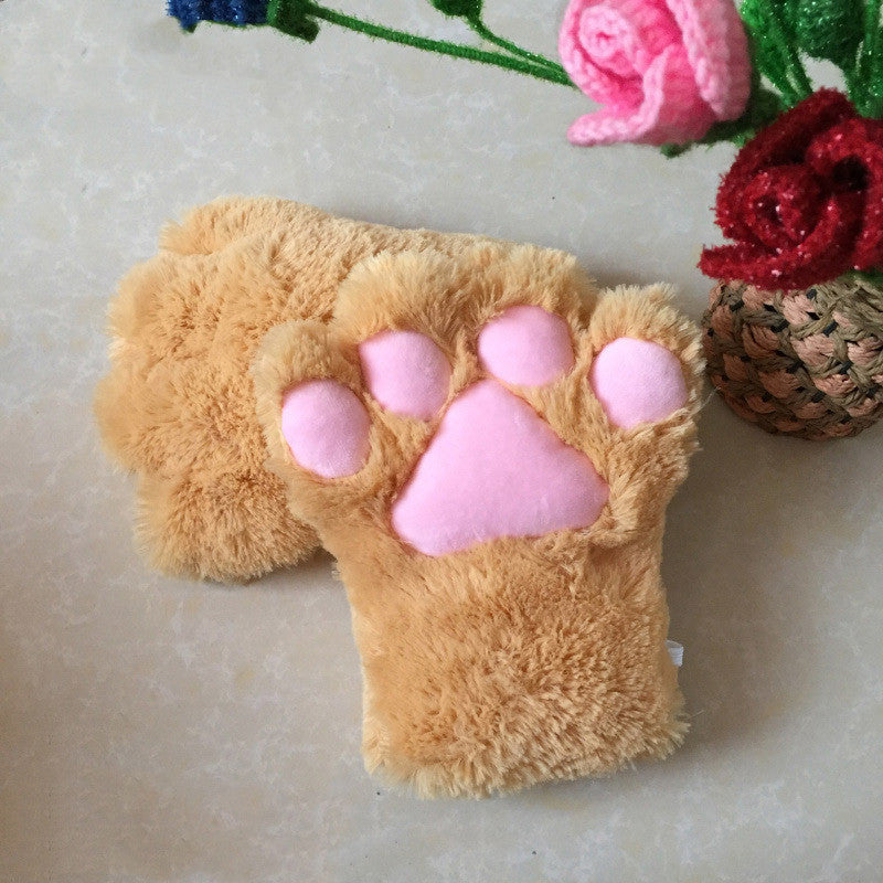 Japanese Cute Adorable Cosplay Performance Props Net Red Cat Paw Gants