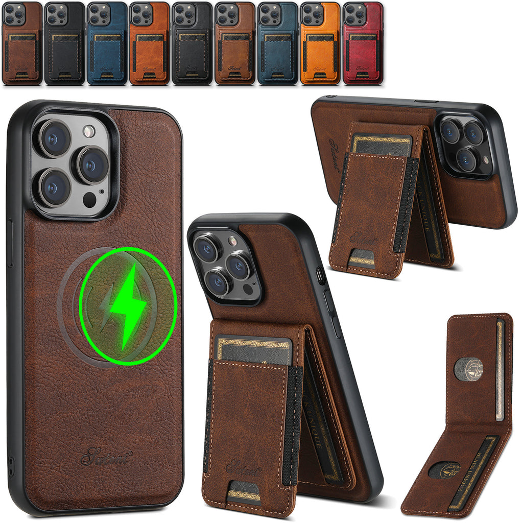 Chargeur sans fil de boîtier de téléphone de carte rechargeable