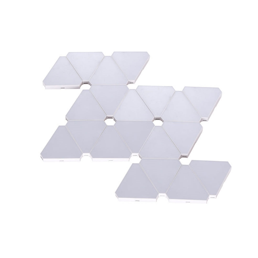 Panneaux lumineux triangulaires de 20 paquets - Smart RGB LED Lights with App & Remote - Music Sync
