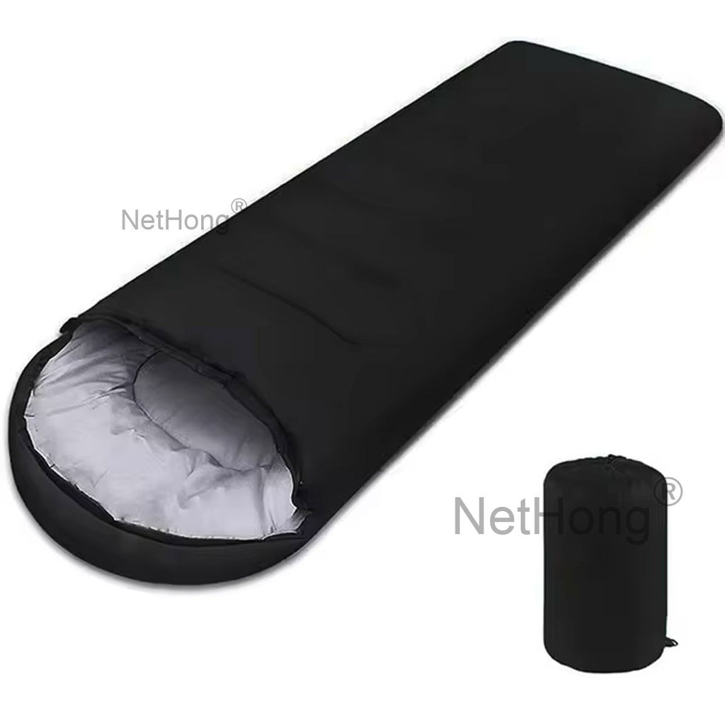 3-4 SEASON SINGLE SLEEPING BAGS CAMPING RECTANGULAR ENVELOPE ZIP UP KIDS