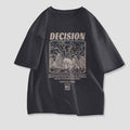 Hommes Hong Kong Style tendance manches courtes T-shirt pour l'été