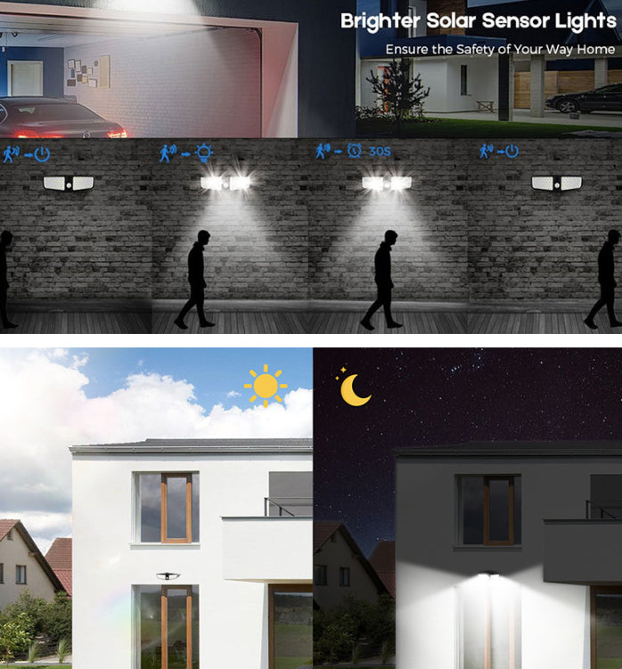 Décoration de lumière solaire extérieure Smart Waterproof
