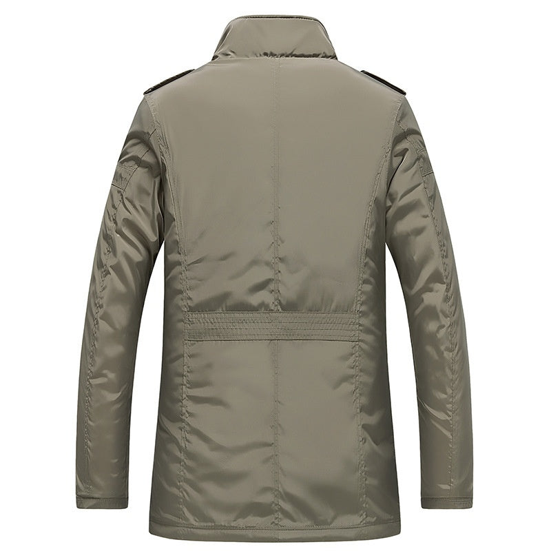 L'automne et l'hiver Veste mi-longue pour homme Casual Outsized Loose