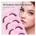 15Paires Chat Cils oculaires 3D naturel faux cils Fluffy Soft Cross Bande claire Cils Mang