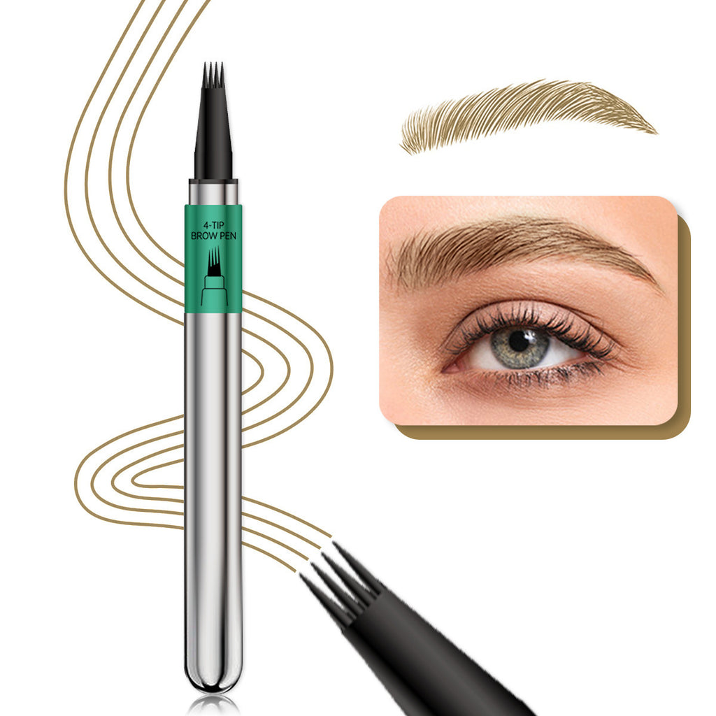 Crayon à sourcils sauvages à quatre griffes résistant aux boues