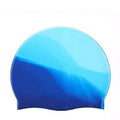 Silicone Cap de natation Gradient Blocage de couleur Imperméable Impression