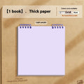 Simple Flip Up Chip Notebook amovible