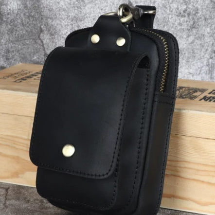 Retro Top Layer Phone Bag