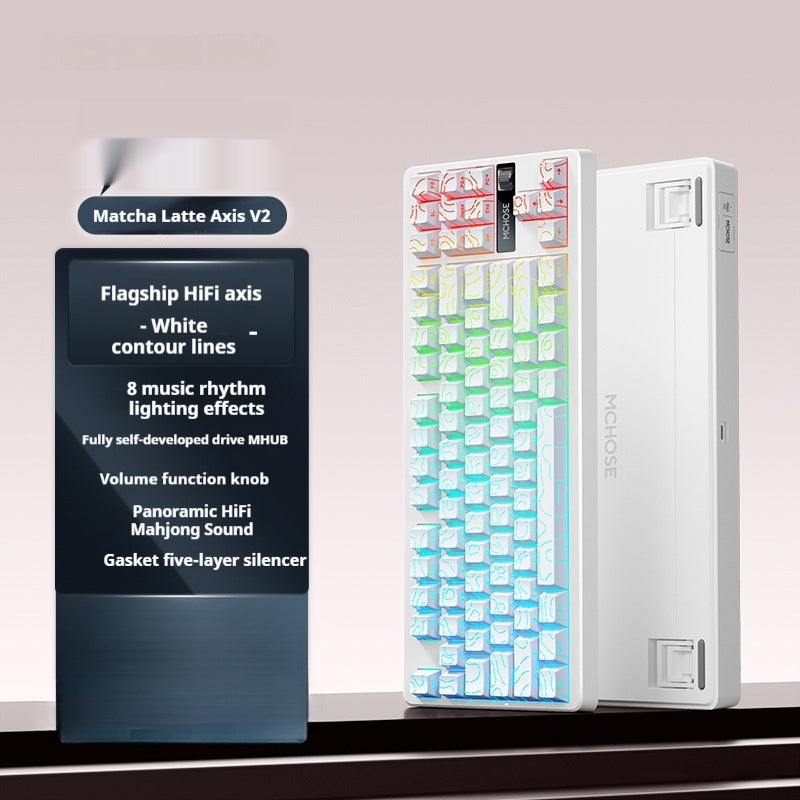 Clavier mécanique Gravure latérale sur mesure sans fil Bluetooth dédié