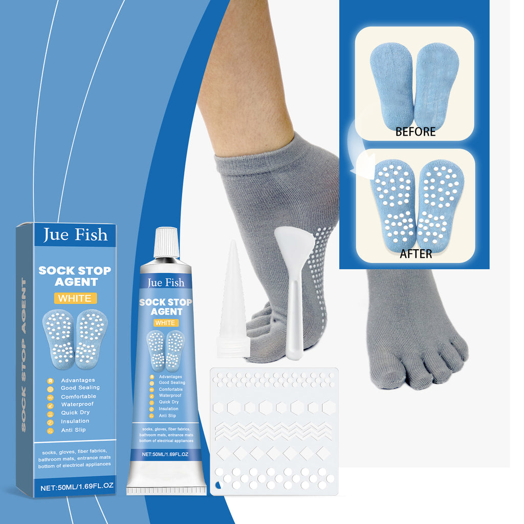 Ensemble adhésif antidérapant de chaussettes 1 Set1box