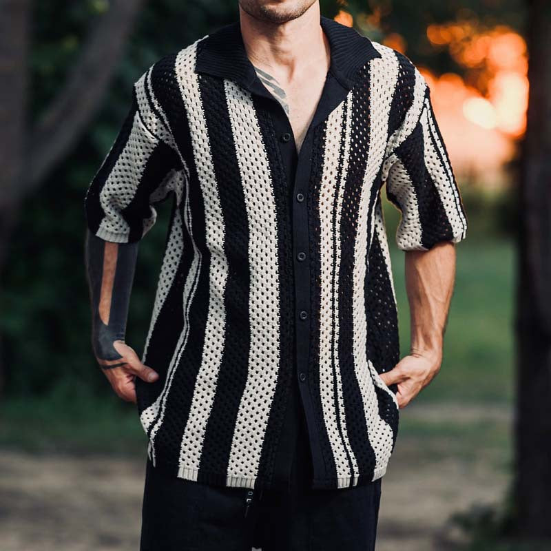 Chemise Casual Vintage Homme