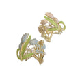 Tulipes haute queue de cheval cheveux griffes Barrettes femmes dos de tête fixe Artifact bandeau